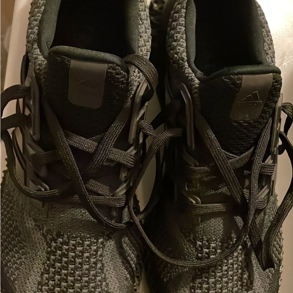 Adidas Textured Black Sneakers